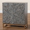 Baxton Studio Belenus Modern Bohemian Two-Tone Black and Grey Mother of Pearl and Gold Metal Storage Cabinet 240-13472-ZORO - alternate 9